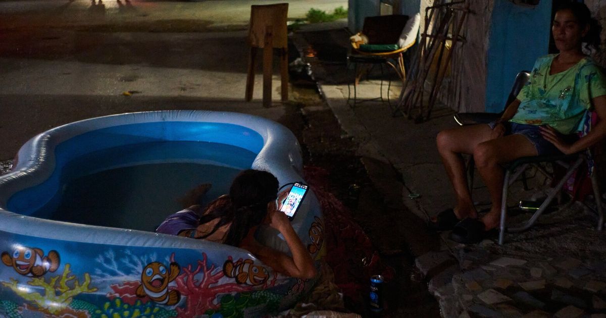 As blackouts stretch for days, life in Cuba revolves around small bursts of electricity