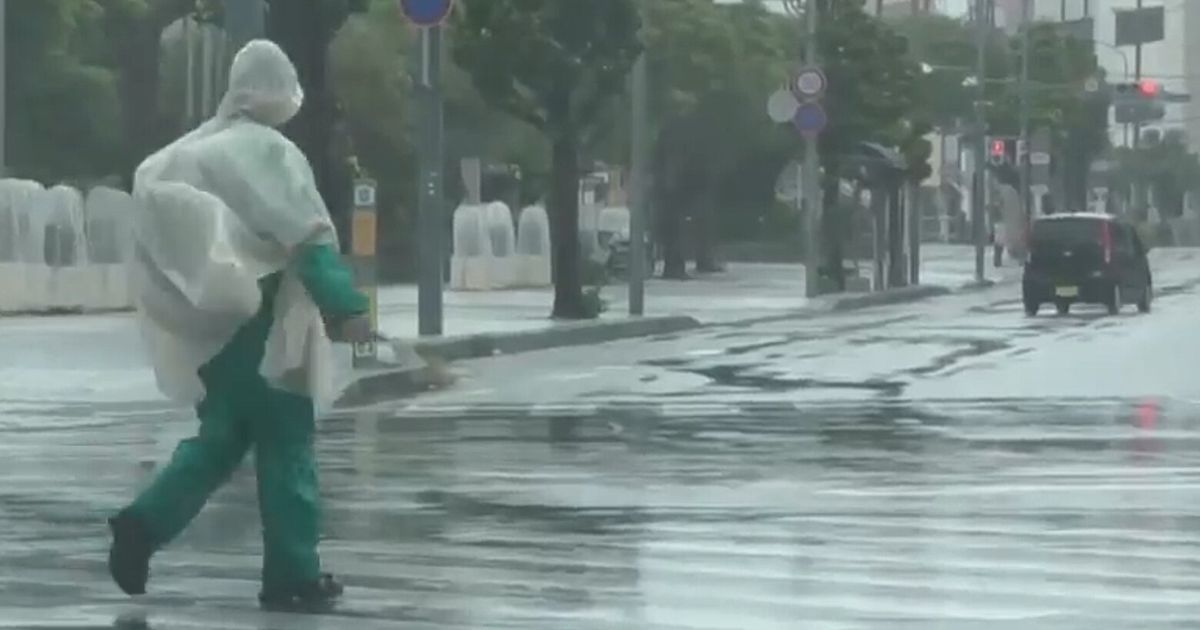 Airport closes in Okinawa as Typhoon Dolphin hits parts of southern Japan