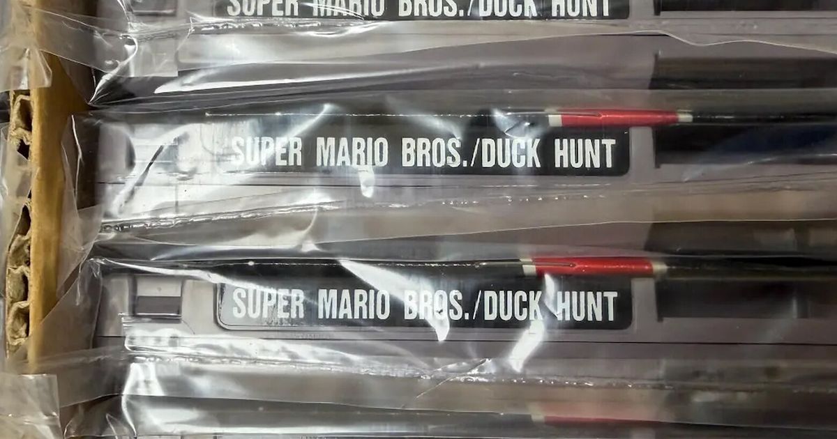 Ultrarare Nintendo Mario game cartridges discovered in Wisconsin