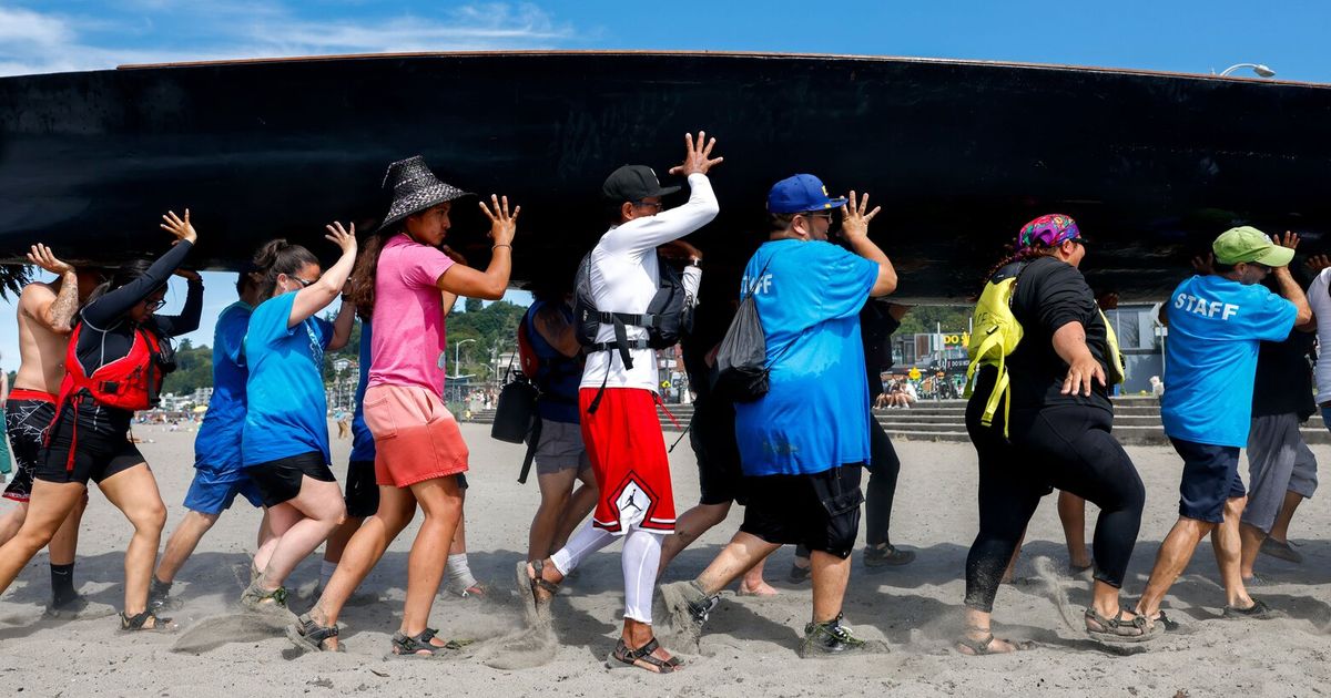 Tribal Canoe Journey brings 130 canoes together in Nisqually