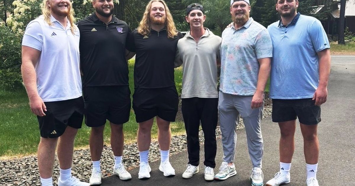 How golf is helping build Huskies’ offensive line chemistry