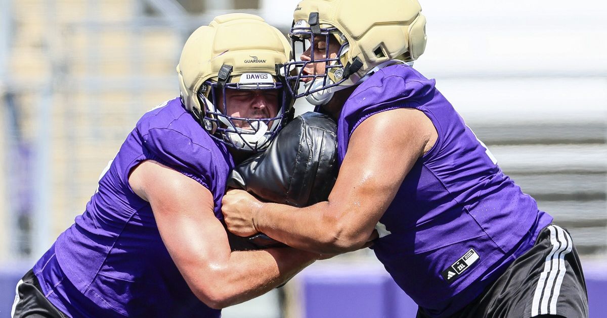 Washington Huskies lean on Kolt Dieterich for offensive line depth