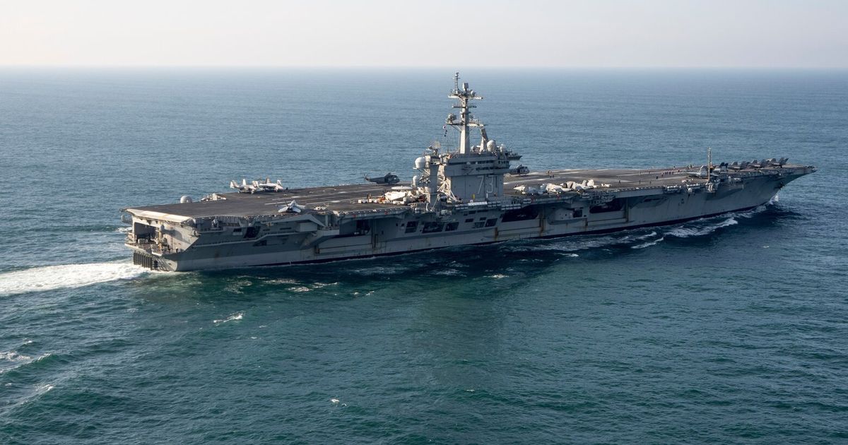 US aircraft carrier arrives in Middle East, relieving long-deployed USS Lincoln