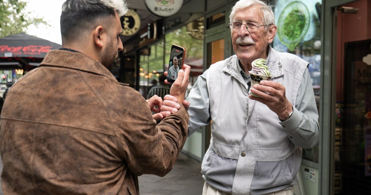 Hating matcha, yet loving life, made him a TikTok star at 89