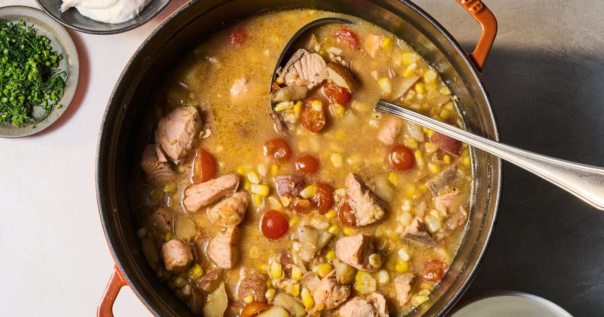 This corn-salmon chowder may be the best summer soup