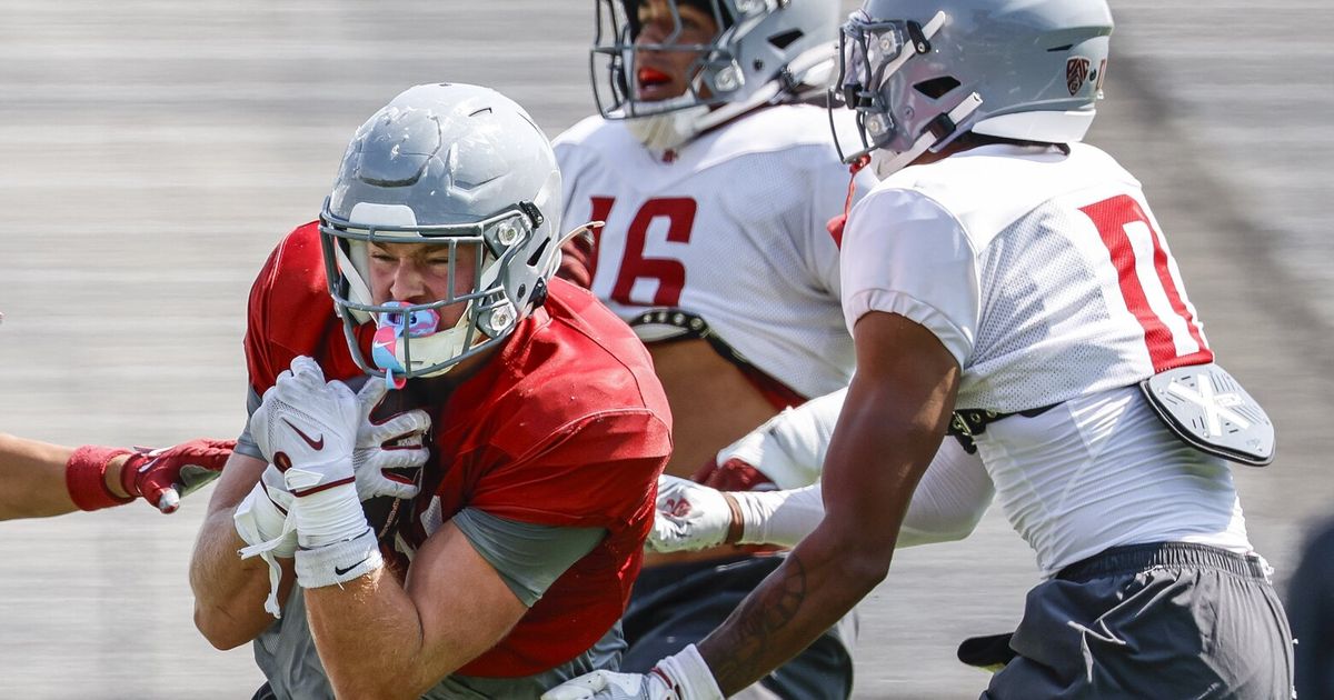 Washington State football buttons up before final scrimmage this fall