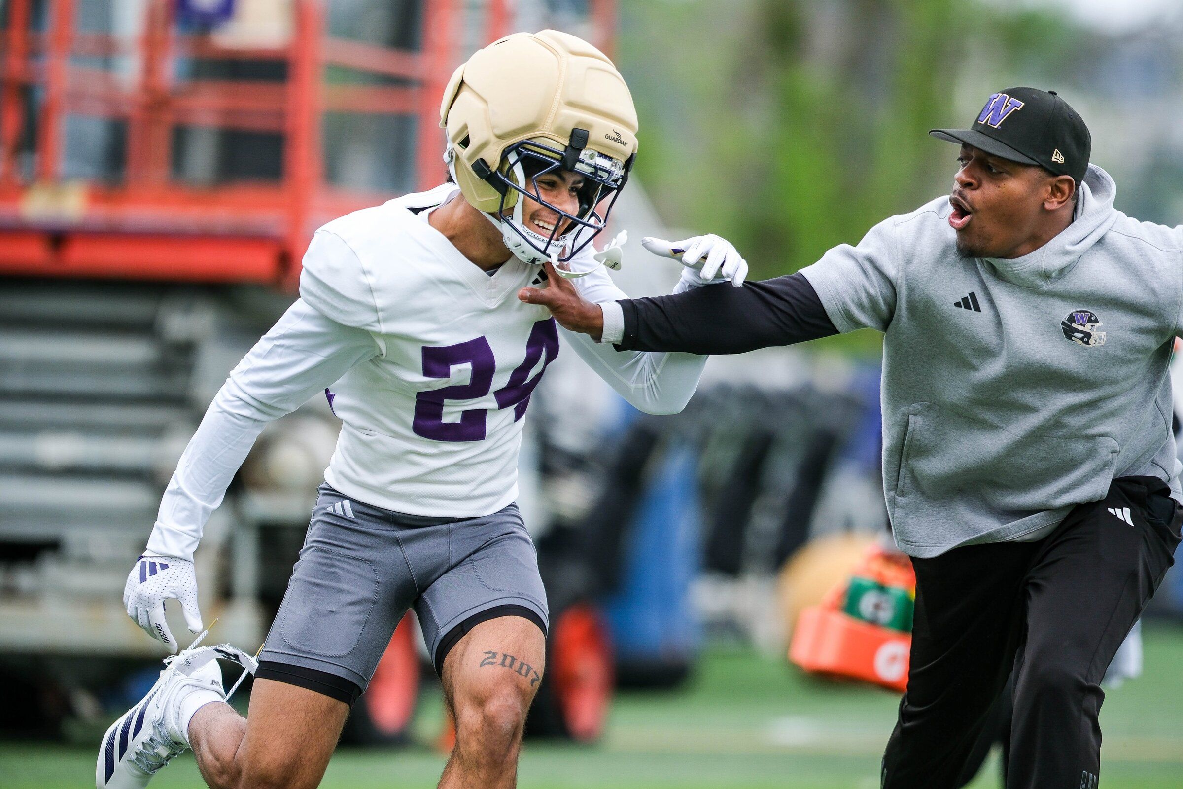 UW freshman cornerback makes case to start with insanely 'sticky' coverage; Fisch says he has 'great opportunity'