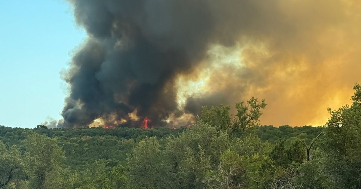 Evacuations ordered in rural Texas as wildfire mushrooms within hours