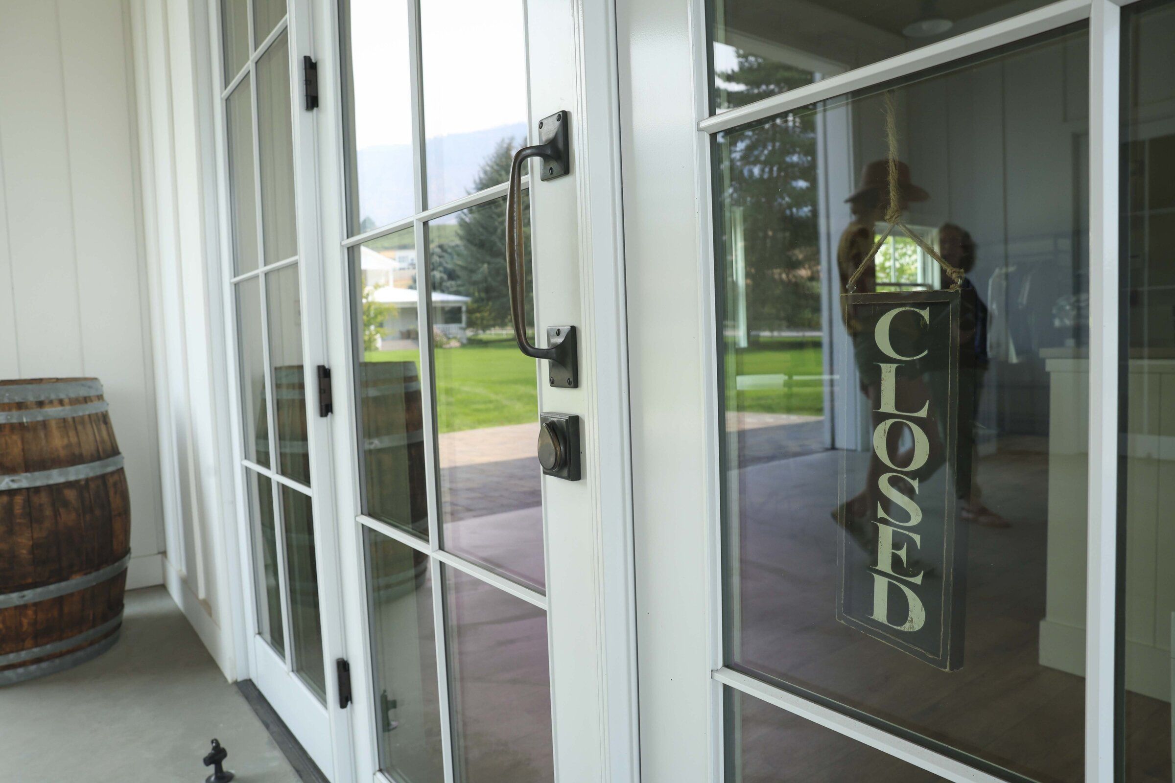 The LoveAll Café is closed at Harmony Meadows Tennis Resort in Manson on Thursday, Aug. 20. (Ivy Sebayo / The Seattle Times)