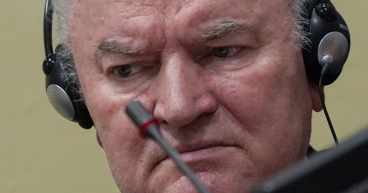 Ratko Mladic, ex-Bosnian Serb warlord who oversaw atrocities, dies in prison at 84