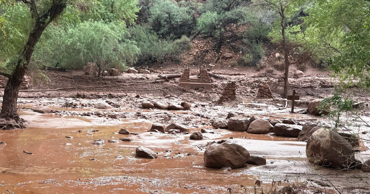 More storms possible at Grand Canyon where a flash flood killed 1 person and left 15 missing