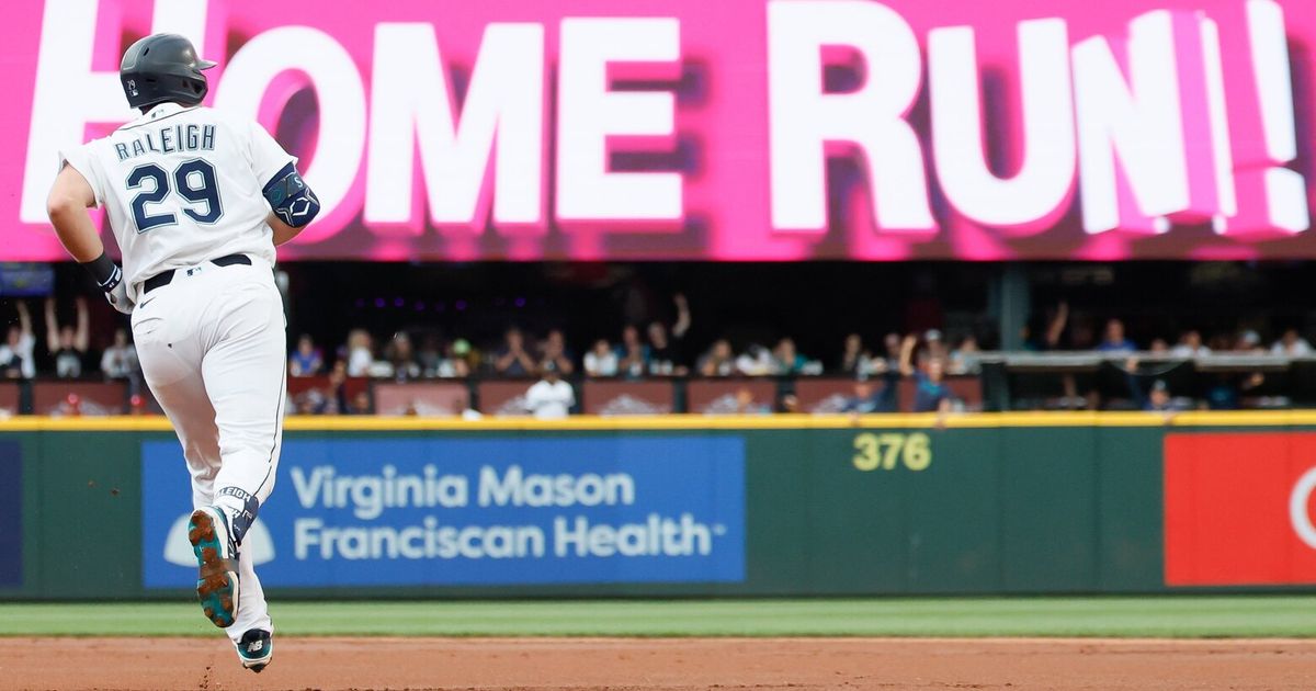 Cal Raleigh named AL player of week; Cooper Criswell activated | Mariners notebook