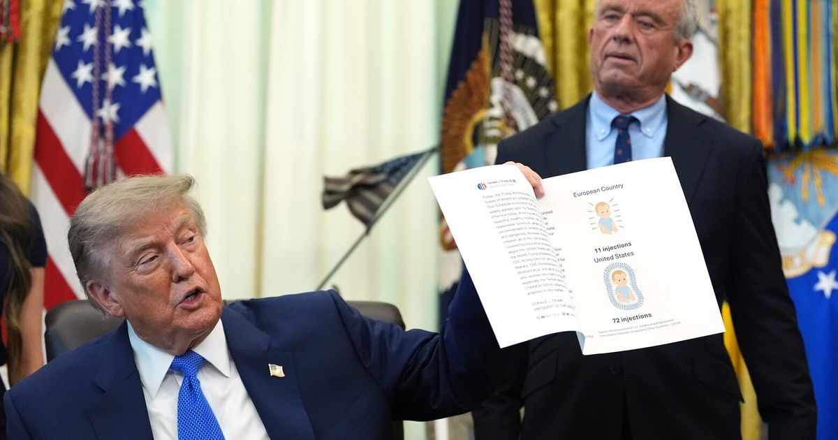 Trump's ideas for changes to childhood vaccines are dangerous