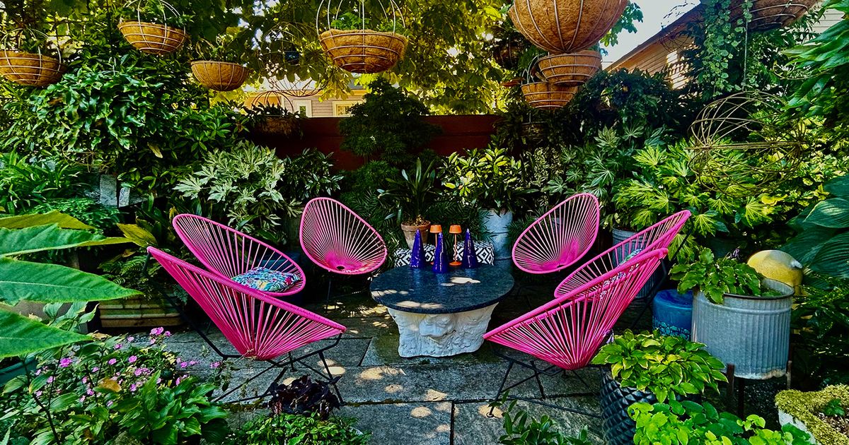 A Seattle landscape designer’s eclectic, exuberant garden