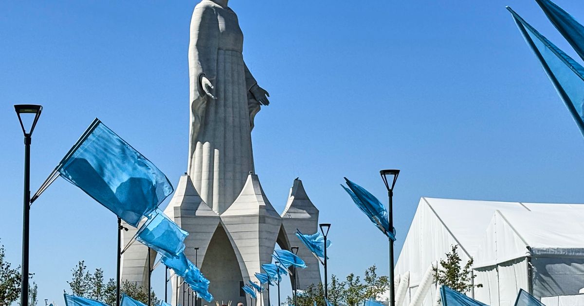Europe’s tallest statue of the Virgin Mary is inaugurated in a small Polish village