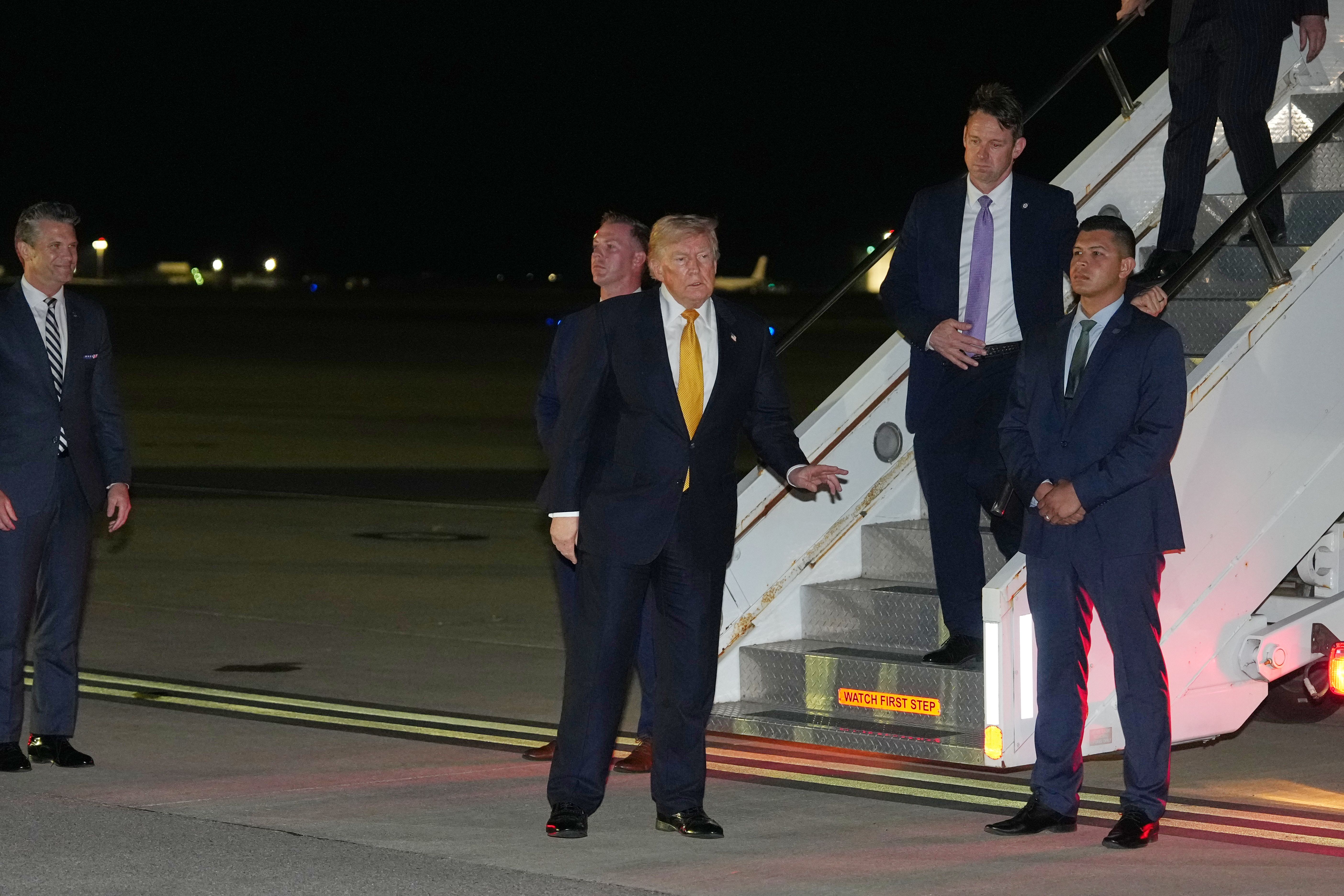 Trump secretly flew out of NATO summit in Turkey via catering truck and decoy Air Force One to evade Iranian threat, Washington Post reports
