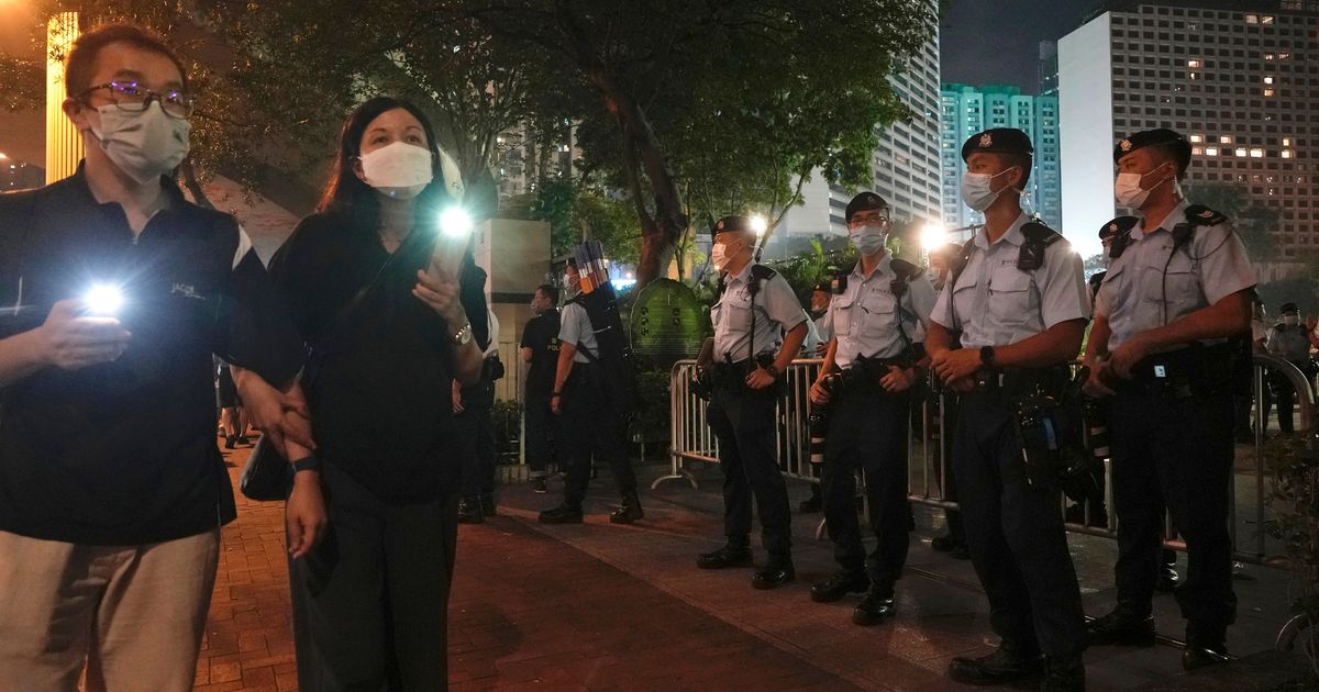 Hong Kong court hears arguments over sentencing for former Tiananmen vigil organizers