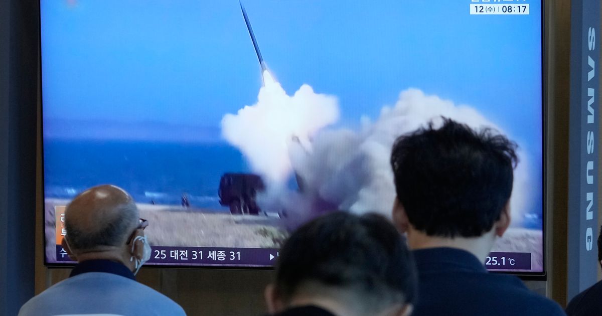 North Korea launches another missile toward sea ahead of US-South Korean military drills