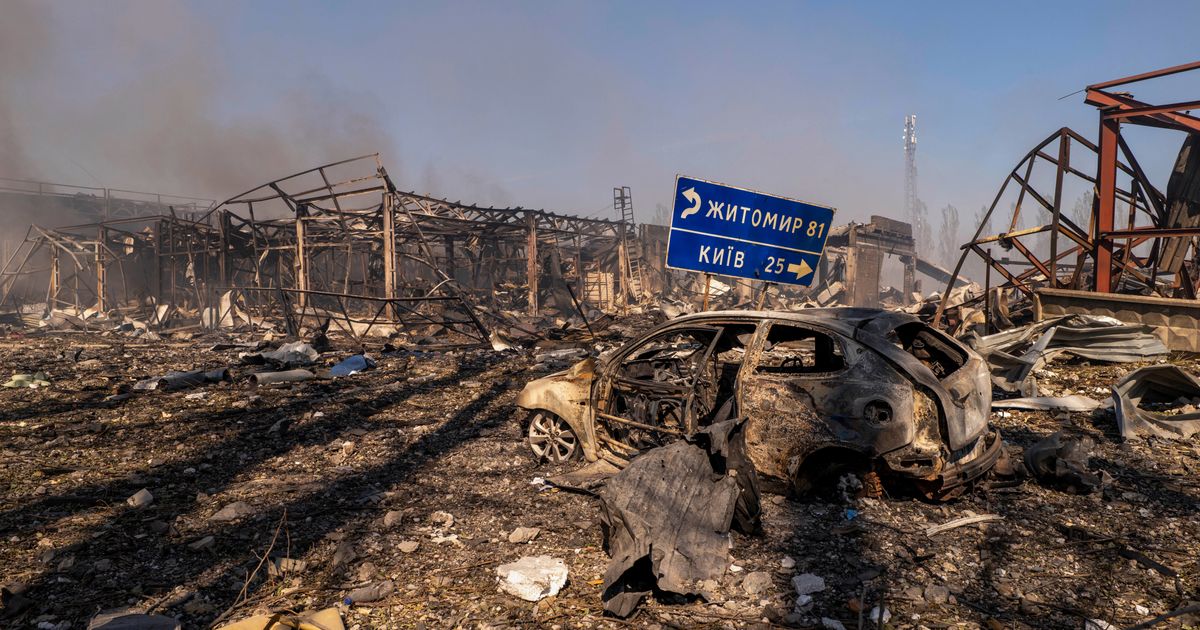 Russian strike on a Ukrainian warehouse kills 37 in the war’s deadliest attack this year