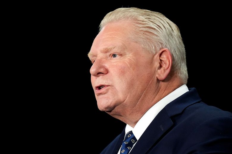 Canada to announce retaliatory tariffs as Trump tells its leaders to 'fall  in line' | The Seattle Times