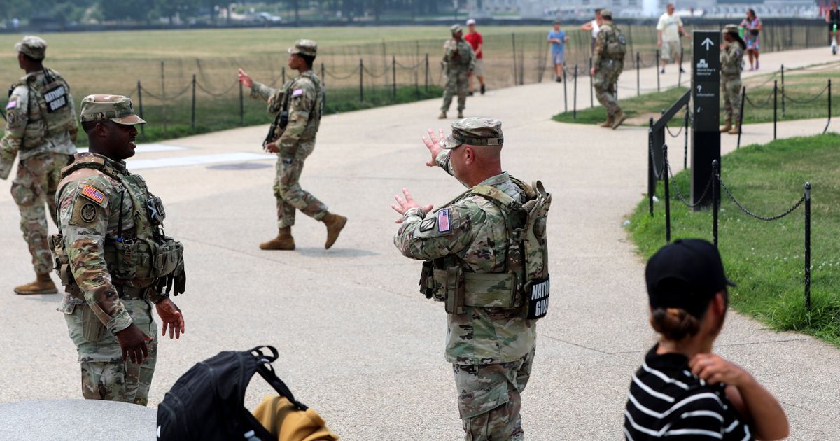 Guard deployment to Washington into 2029 will cost roughly $1.4B, estimate shows