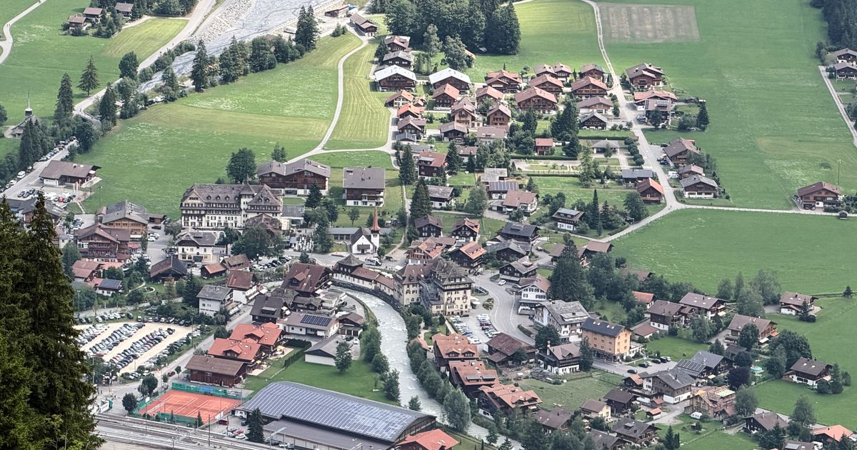 A looming rock collapse threatens a Swiss village as thawing permafrost destabilizes the Alps