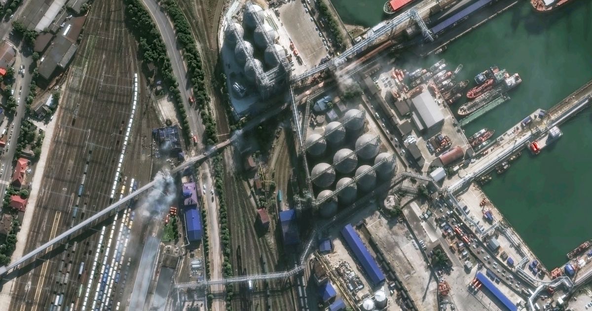 Ukrainian drones strike a major refinery deep inside Russia, setting it ablaze