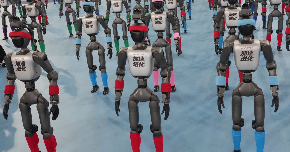 Chinese humanoid robots smash human records at Beijing competition