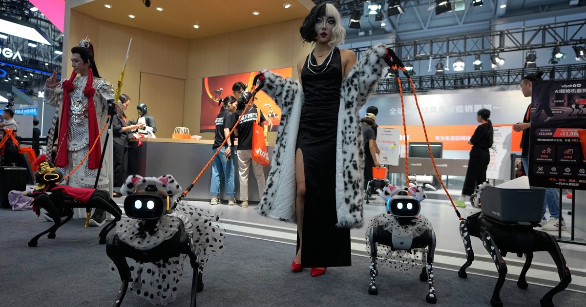 From robot dogs to helpers, China puts robotics ambitions on display at world conference
