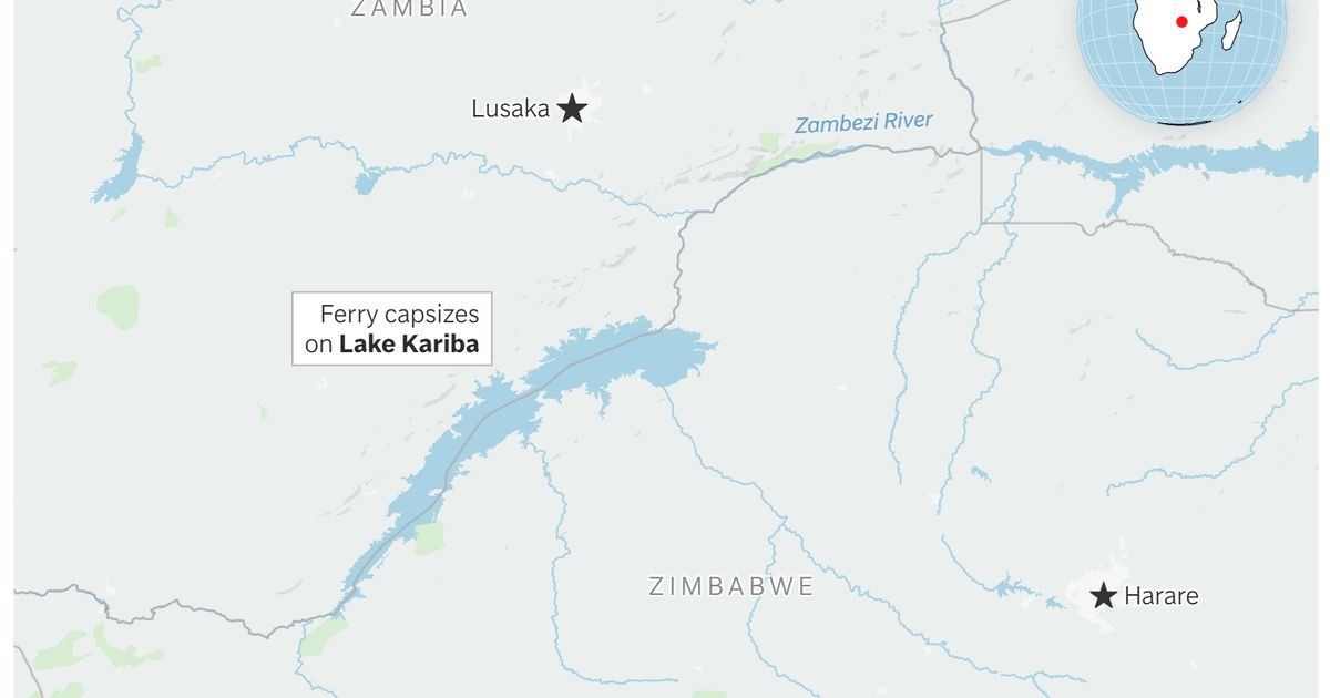 Survivors describe pleading to turn back before ferry capsized on Zimbabwe lake and killed 44