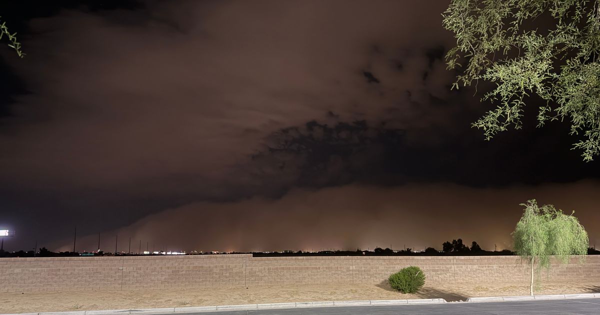 Unusually intense haboob dust storms strike Phoenix twice this week