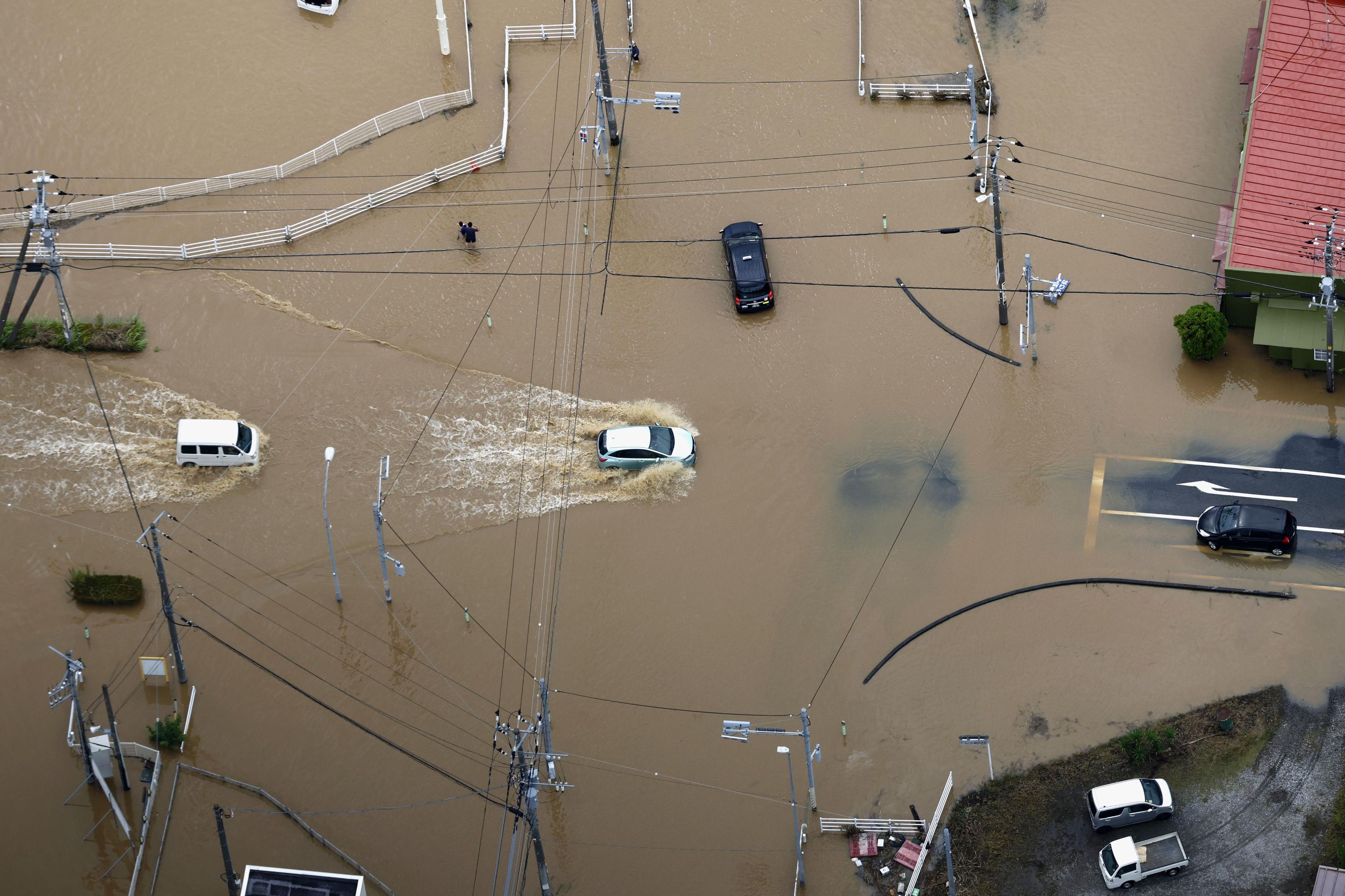 Record-breaking rain floods Chiba east of Tokyo, killing at least