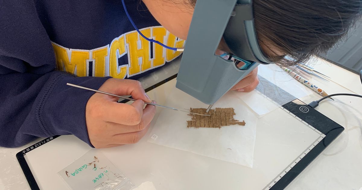 Inside one of the world’s few crash courses in conserving and caring for ancient papyrus manuscripts