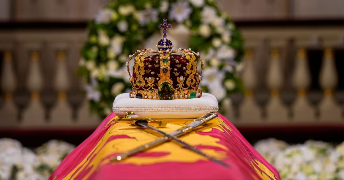 Norway’s Queen Mette-Marit joins procession to bring late King Harald V’s coffin to royal chapel