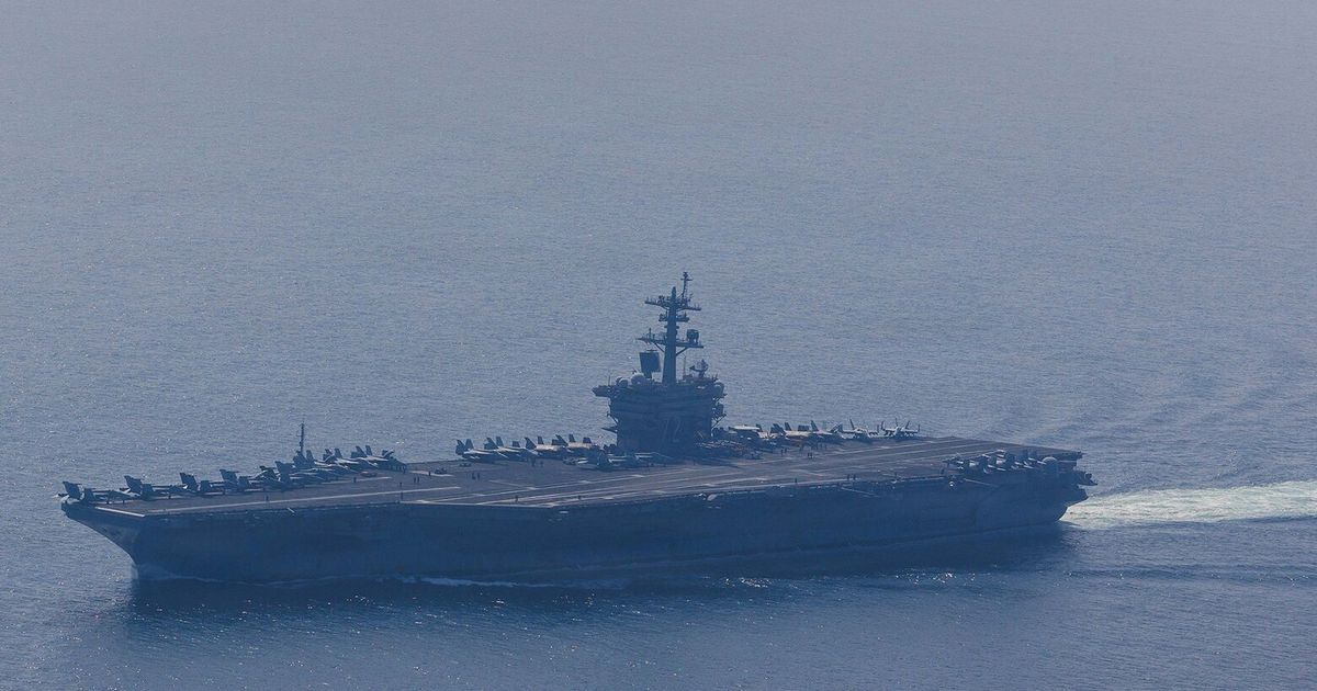 The USS Abraham Lincoln arrives in Thailand following its Middle East deployment