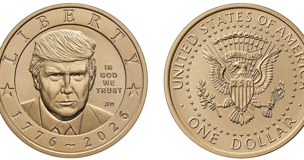 Heads or tails? $1 coin with Trump’s face and gold finish to go on sale