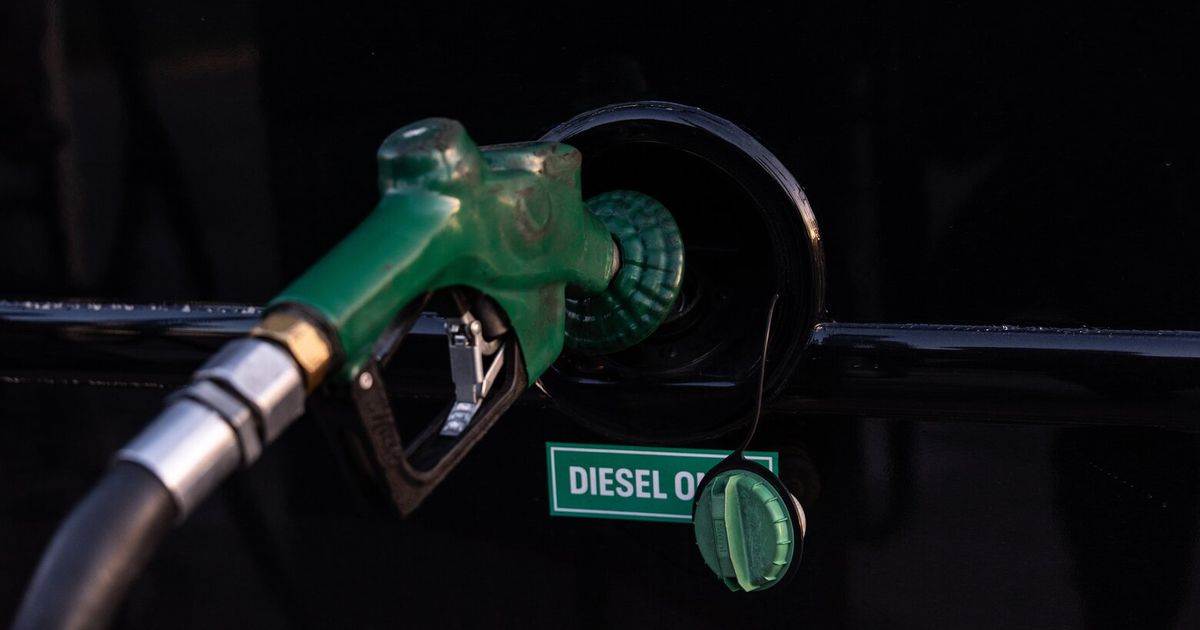 US diesel prices hit a record high of $5.85 on average as the Iran war disrupts the flow of fuel
