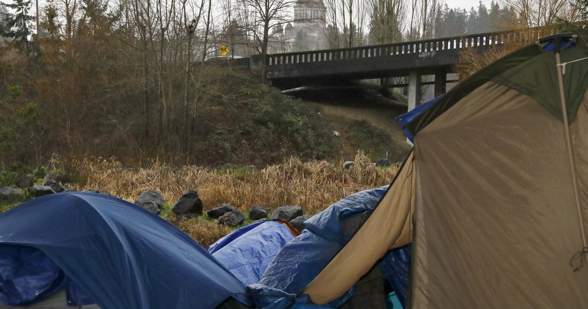 Olympia has 275 people in ‘The Jungle’ encampment and can’t clear it on its own