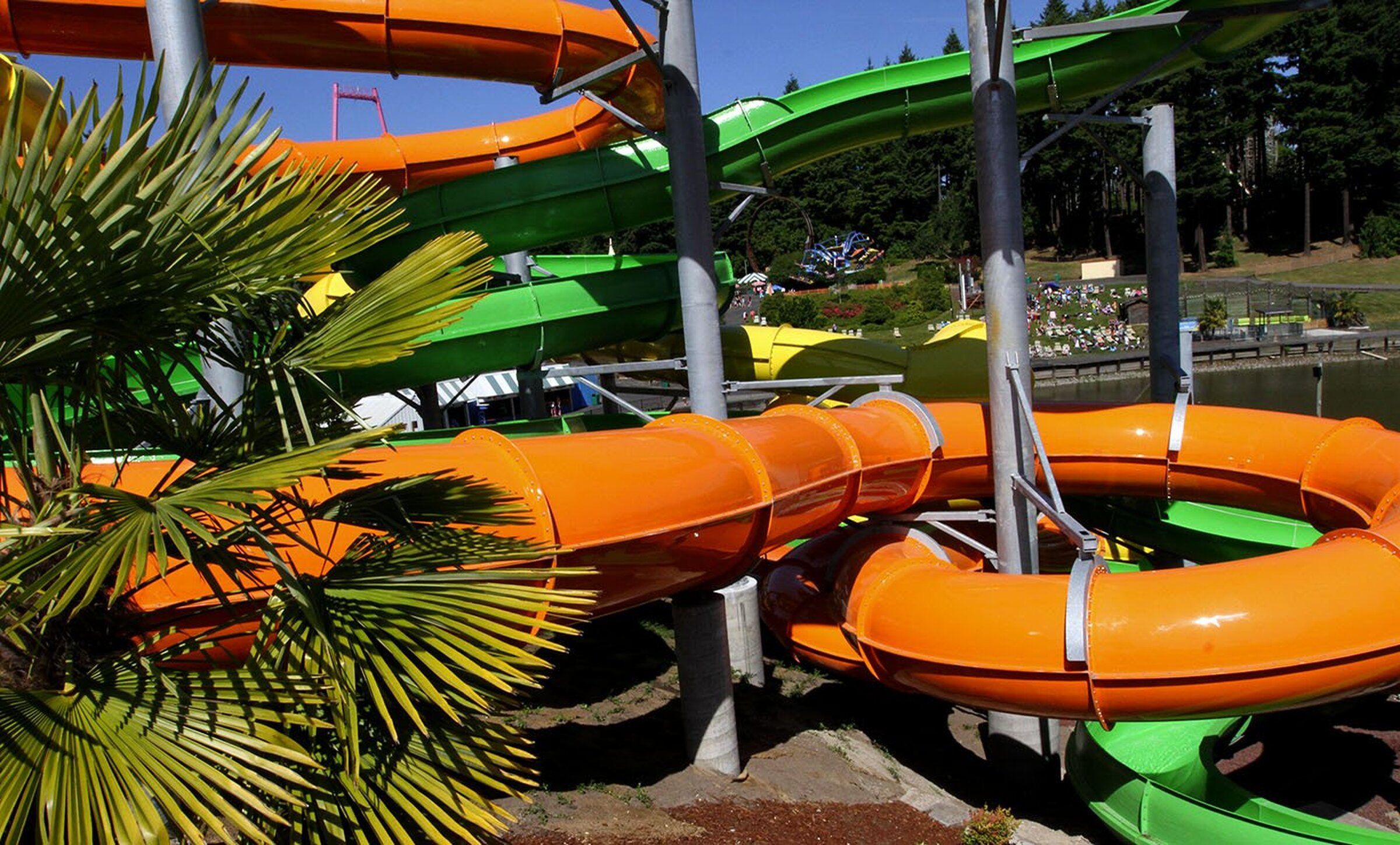 Wild Waves offers tube slides, a lazy river and much more. (Greg Gilbert / The Seattle Times, 2015)