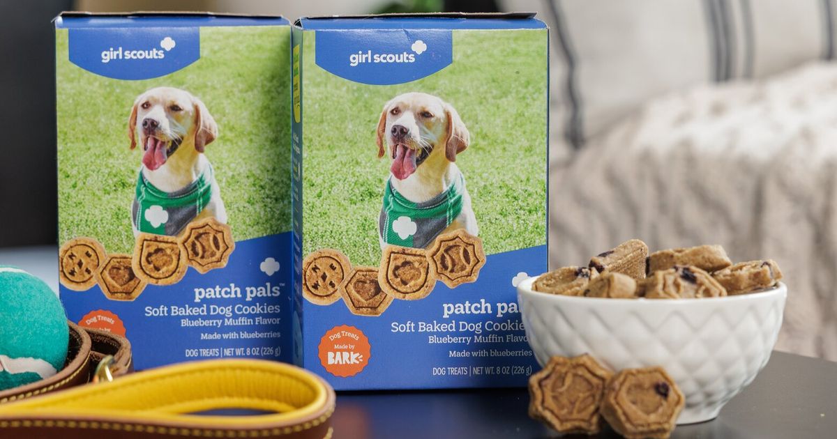Girl Scouts’ first cookies for dogs will go on sale in January