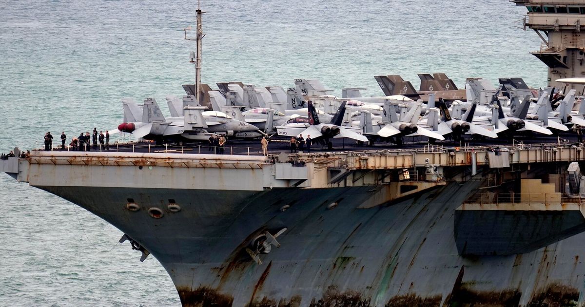 Restocking U.S. warships in Mideast has become a logistics nightmare