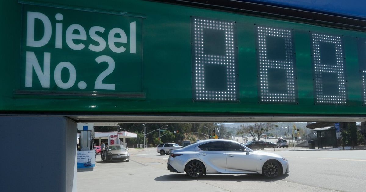US diesel prices soar past $6 a gallon, deepening strain for hauling everyday goods