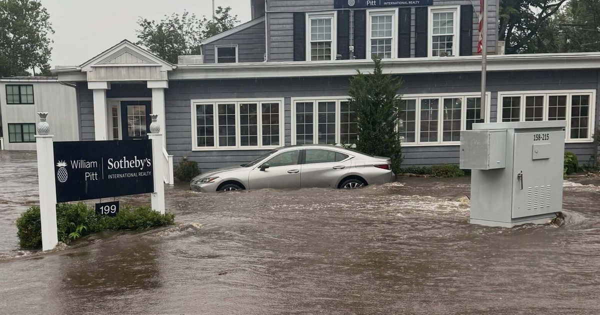 Drenching rains bring flash flooding across coastal Connecticut, New York and New Jersey