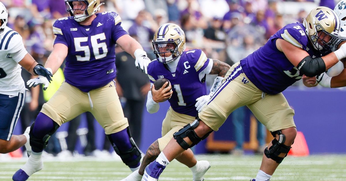 Washington Huskies’ offensive line, expected to be a strength, is suddenly a concern