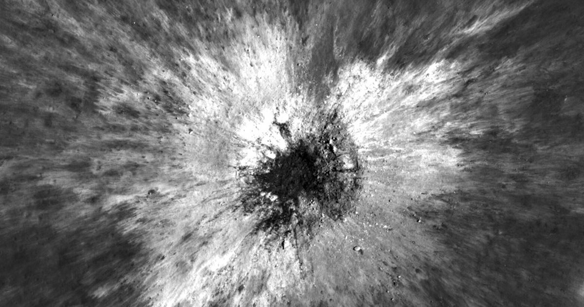NASA spacecraft discovers a huge new crater on the moon