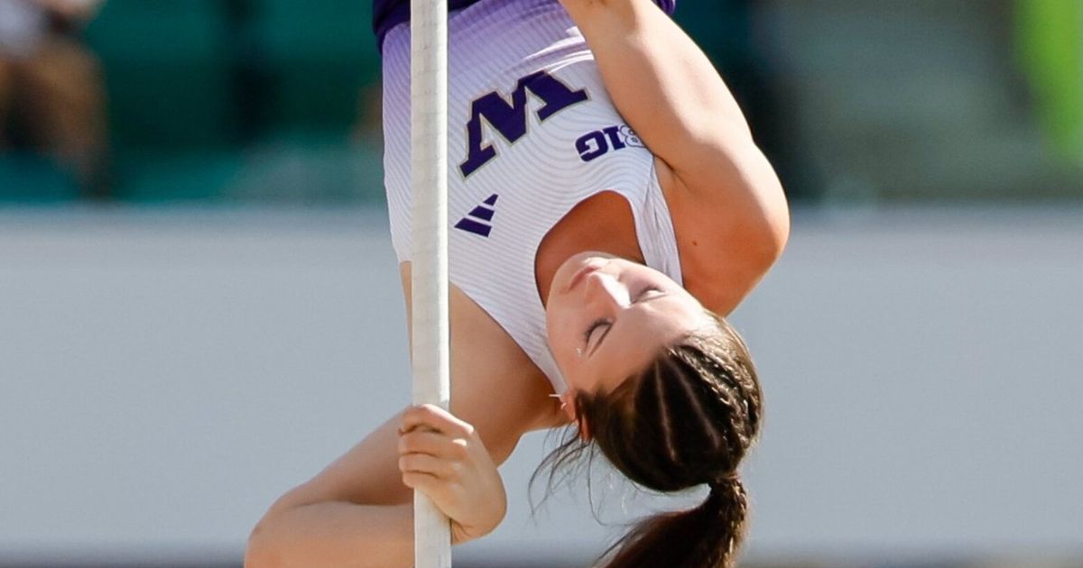 UW Huskies pole vaulter Hana Moll ranked No. 1 in the world