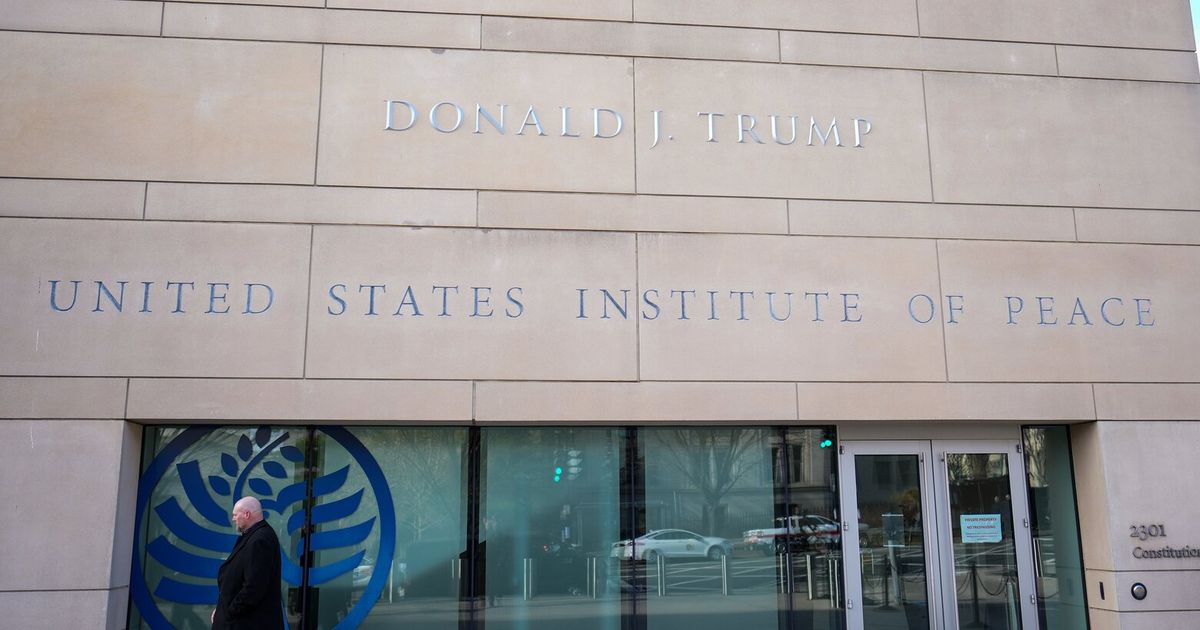Former Institute of Peace workers warn Trump may push to engrave name on building