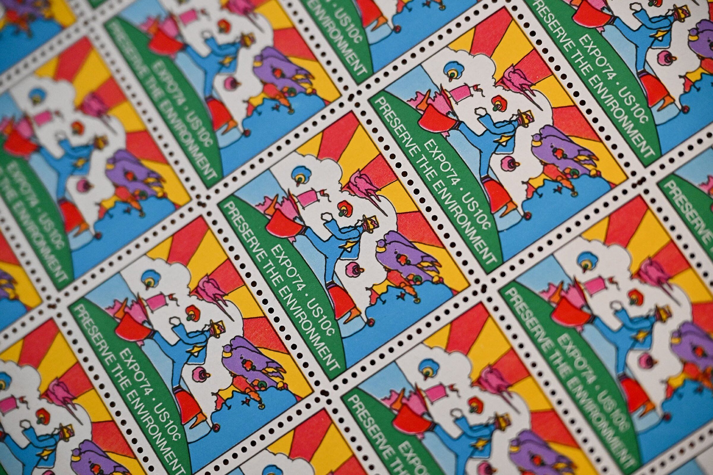 How Peter Max designed iconic, controversial Spokane postage stamp