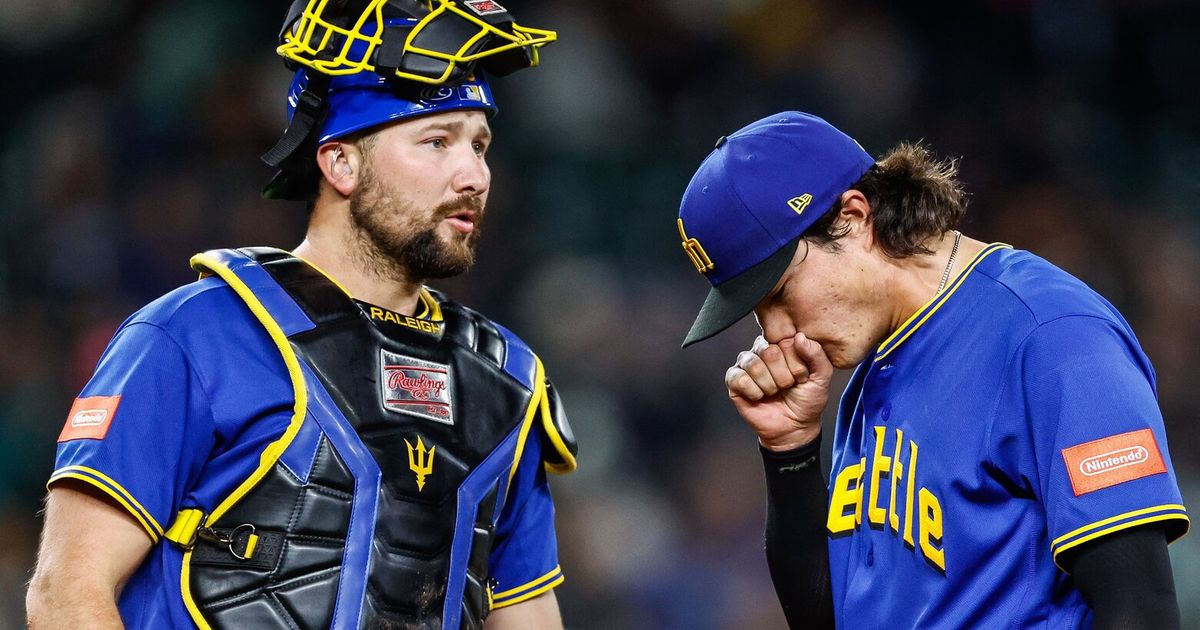 Mariners open final series of season with loss to Angels