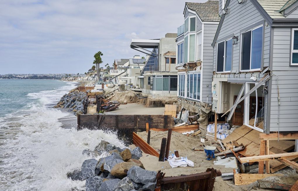 Beaches are disappearing in Southern California as El Nino bears down
